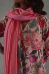 Roza_Pink Roseate Chanderi Stole _Online_at_Aza_Fashions