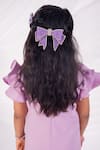 Shop_Toplove_Lilac Crepe Bows Charm Dress _at_Aza_Fashions