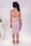 Shop_Toplove_Lavender Ruffles Trench Dress _at_Aza_Fashions
