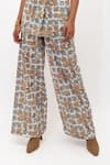 Shop_Aapro_Cotton Rowena Multi Colour Hand Block Printed Blazer _Online_at_Aza_Fashions