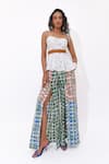 Buy_Aapro_Pink Cotton Siara Multi Coloured Block Printed Pant Set _at_Aza_Fashions