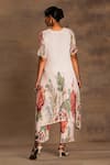 Shop_Preeti Mehta_Ivory Georgette, Viscose Embroidery Round Neck Moonlight Pearl Kurta And Pant Set _at_Aza_Fashions