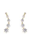 Shop_Sica Jewellery_White Crystals 925 Silver Balsam Earcuffs _at_Aza_Fashions