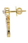 Sica Jewellery_White Stones 925 Silver Picotee Earrings _Online_at_Aza_Fashions