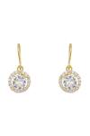 Shop_Sica Jewellery_White Diamonds 925 Silver Scarlet Earrings _at_Aza_Fashions