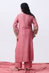 Shop_Pants And Pajamas_Green Chanderi Embroidered Dupatta _at_Aza_Fashions