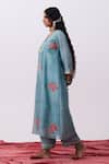 Pants And Pajamas_Pink Chanderi Embroidered Dupatta _Online_at_Aza_Fashions