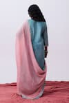 Shop_Pants And Pajamas_Pink Chanderi Dupatta _at_Aza_Fashions