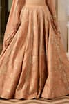 Buy_Paulmi And Harsh_Silver Jacquard, Shantoon, Organza Embroidery Onion Pink Zardozi Lehenga Set _Online_at_Aza_Fashions