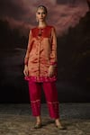 Buy_Swatti Kapoor_Pink Zainab Woven Salwar _at_Aza_Fashions