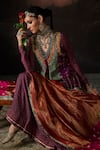 Buy_Swatti Kapoor_Multi Color V-neck Abeer Gilet 