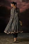 Shop_Swatti Kapoor_Blue Zari Tuba Woven Salwar _at_Aza_Fashions