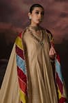 Buy_Swatti Kapoor_Gold Kiran Woven Dupatta _Online_at_Aza_Fashions