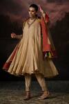 Shop_Swatti Kapoor_Gold Kiran Woven Dupatta _Online_at_Aza_Fashions