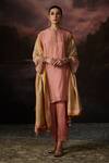 Swatti Kapoor_Yellow Tassels Zakir Floral Woven Dupatta _Online_at_Aza_Fashions