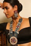 Buy_NAKHREWAALI_ Ghamagham Embroidered Necklace _at_Aza_Fashions