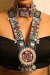 Buy_NAKHREWAALI_ Ghamagham Embroidered Necklace _Online_at_Aza_Fashions