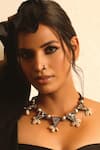 Buy_NAKHREWAALI_Multi Color Fatafati Shell Tassel Necklace _Online_at_Aza_Fashions