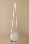 Buy_Ampm_Silver Embroidery Alaida Sling Bag _at_Aza_Fashions