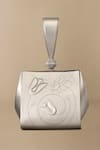 Shop_Ampm_Silver Embroidery Nuresa Wristlet _at_Aza_Fashions