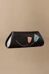 Shop_Ampm_Black Embroidery Mia Clutch _at_Aza_Fashions