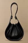 Shop_Ampm_Black Cut Work Zyra Wristlet _at_Aza_Fashions