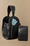 Buy_Ampm_Black Cut Work Zyra Wristlet _Online_at_Aza_Fashions