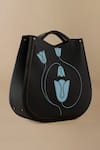 Buy_Ampm_Black Mesina Tote Bag _Online_at_Aza_Fashions