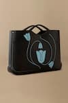 Ampm_Black Madea Tote Bag _at_Aza_Fashions