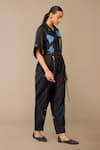 Shop_Ampm_Black Collared Romillie Jumpsuit _Online_at_Aza_Fashions