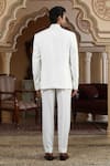 Shop_Kudrat Couture_White Chand Saaz Bandhgala Set _at_Aza_Fashions