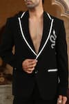 Buy_Kudrat Couture_Black Cut Work Serpents Charm Embroidered Suit Set 