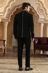 Shop_Kudrat Couture_Black Cut Work Galactic World Embroidered Suit Set _at_Aza_Fashions