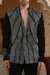 Buy_Kudrat Couture_Black Cut Work Galactic World Embroidered Suit Set 
