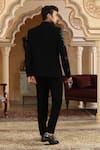 Shop_Kudrat Couture_Black Embroidery Kalpvriksha Suit Set _at_Aza_Fashions