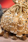 Buy_Nayaab By Sonia_Gold Embroidery, Tassels Aynali Abla Potli 