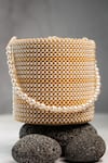 Buy_Nayaab By Sonia_Cream Pearls Dew Cascade Potli _Online_at_Aza_Fashions