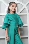 Buy_Jelly Jones_Green Embellished Buckle Jumpsuit