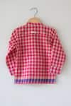 Shop_Love The World Today_Pink Candy Cloud Handwoven Cotton Shirt _at_Aza_Fashions