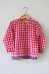 Buy_Love The World Today_Pink Candy Cloud Handwoven Cotton Shirt _at_Aza_Fashions
