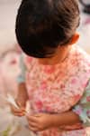 Buy_Love The World Today_Pink Cotton Gul Floral Print Kurta And Bundi Set _Online_at_Aza_Fashions