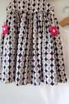 Buy_Love The World Today_Black Cotton Fabric Flowers Nila Monstera Print Kurta Set 