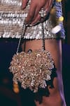 Plode_Pink Beads, Tassels Embellished Micro Heart Bag _Online_at_Aza_Fashions