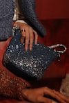 Buy_Plode_Blue Crystals, Rhinestones Galaxy Embellished Potli Handbag _Online_at_Aza_Fashions