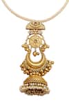 Tad Accessories_Gold Plated Imitation Polki Necklace _Online_at_Aza_Fashions