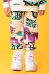 Buy_Anthrilo_White Fleece Text Pattern Sweatshirt And Joggers Set _Online_at_Aza_Fashions