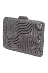 Shop_Jasbir Gill_Silver Sequins Box Clutch _at_Aza_Fashions