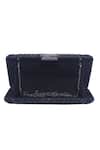 Jasbir Gill_Black Sequins Box Clutch _Online_at_Aza_Fashions