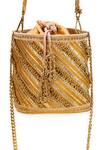 5elements Gold Beads, Embroidery Driti Potli Bag at Aza Fashions 5elements_Gold Beads, Embroidery Driti Potli Bag _at_Aza_Fashions