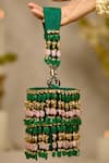 Shop_5elements_Green Beads Janvika Potli Bag _at_Aza_Fashions